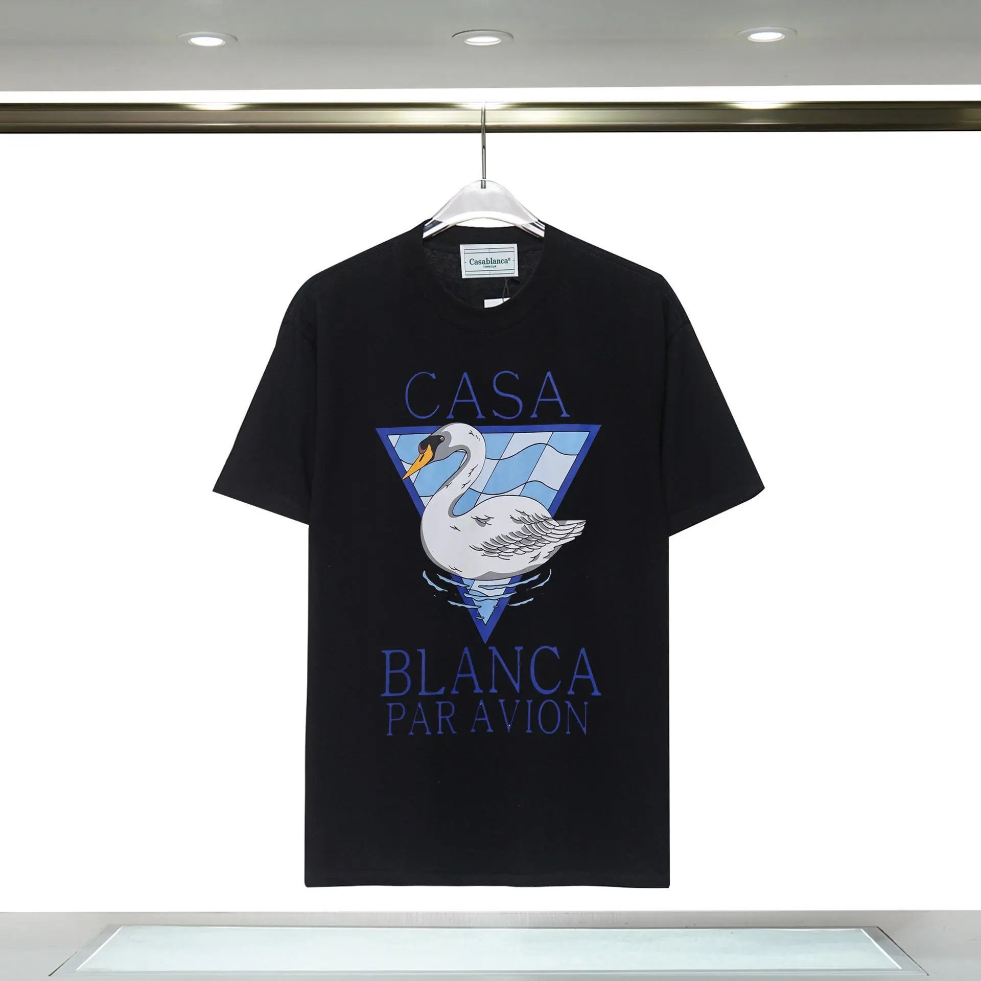 Casa Blanca Swan Tee Black