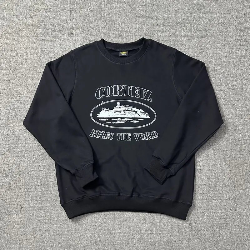 Cortez Rules The World White Graphic Hoodie - 22