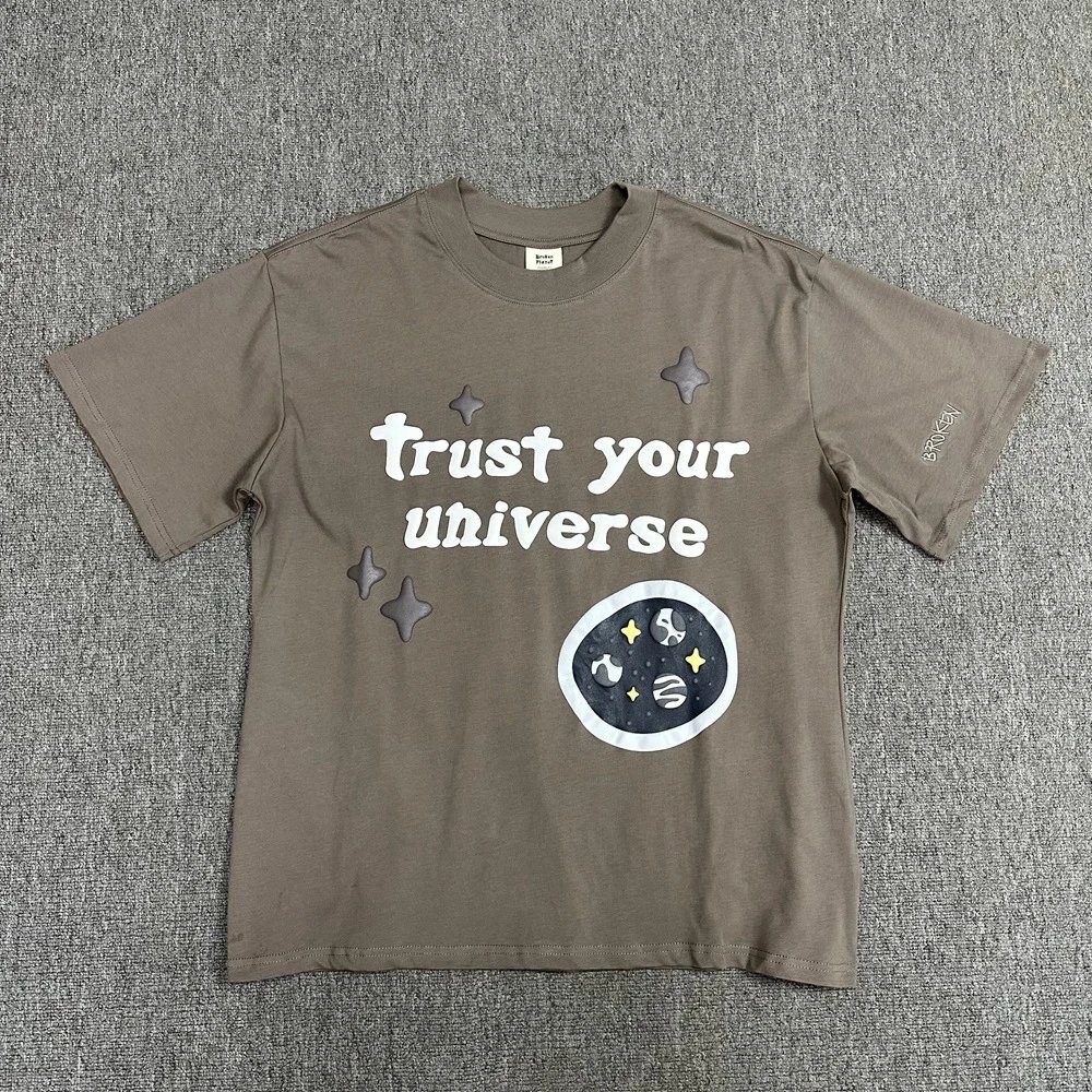 Design Trapped in Time Graphic Oversized T-Shirt Navy - 16