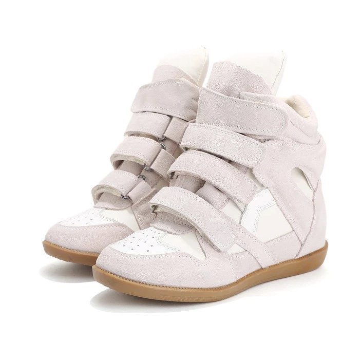 Design High-Top Strap Sneaker Black Boots - 19