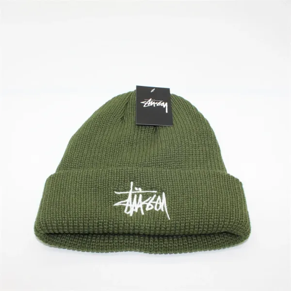 Stüssy Stock Logo Beanie Orange - 7