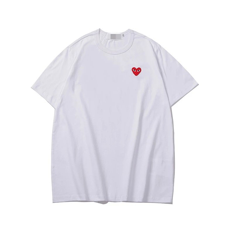Comme des Garçons + Heart Tee + White