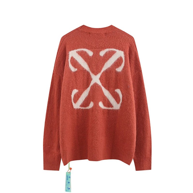 Off-White Gradient Mohair Sweater Pink Multicolor - 26