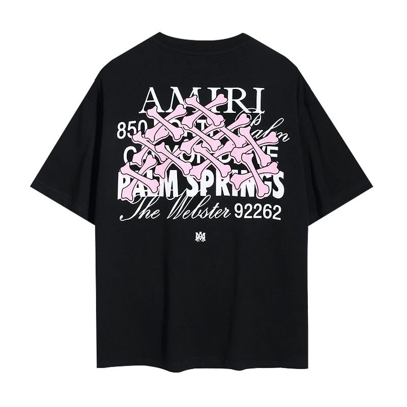 Amiri Bold Logo Black T-Shirt - 34
