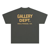 Gray with yellow text