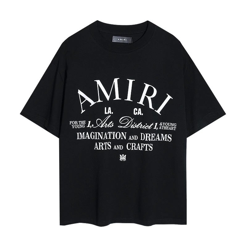 Amiri Arts District Tee Black White