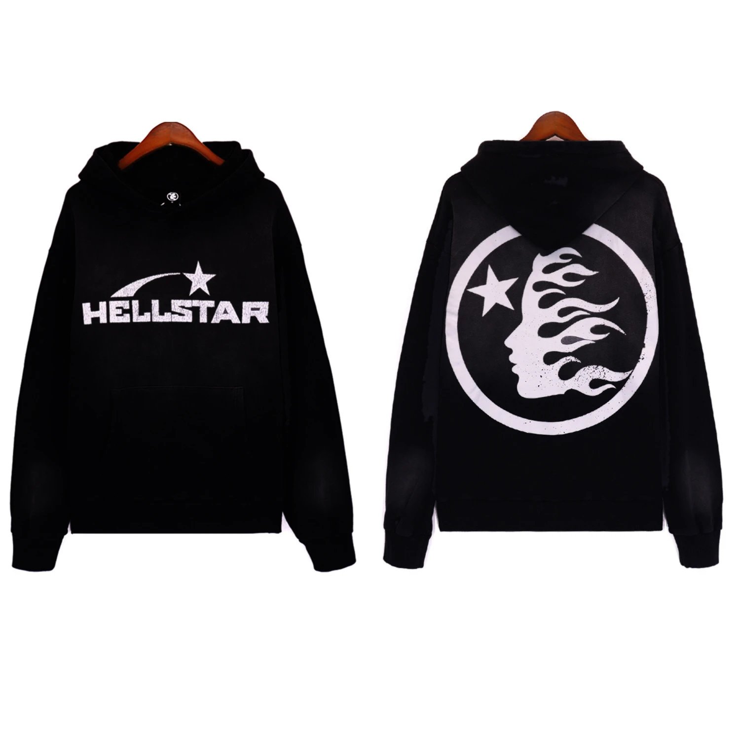[Pure Cotton Hoodie] DY-W06 Black