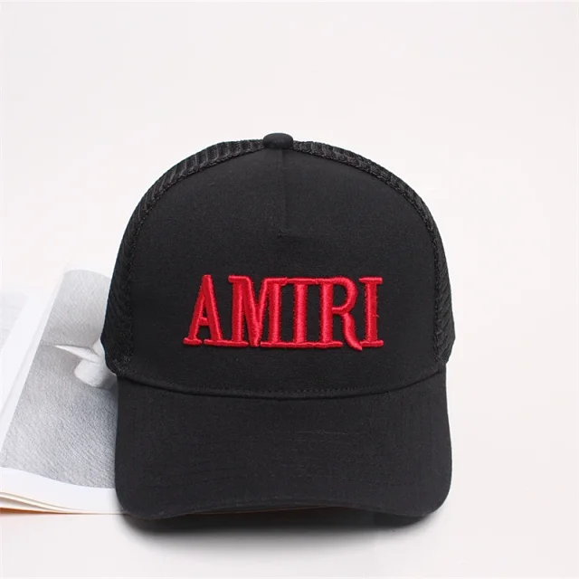 AMIRI Hats Mesh trucker cap with embroidered logo product detail image 19