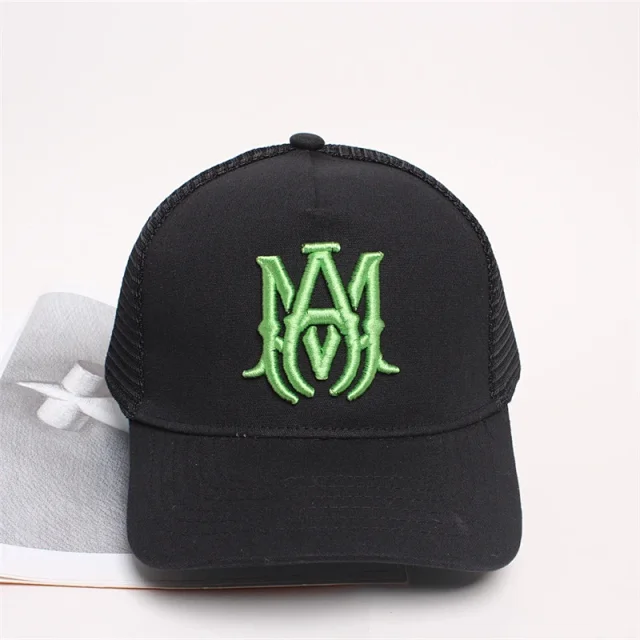 AMIRI Hats Mesh trucker cap with embroidered logo product detail image 27