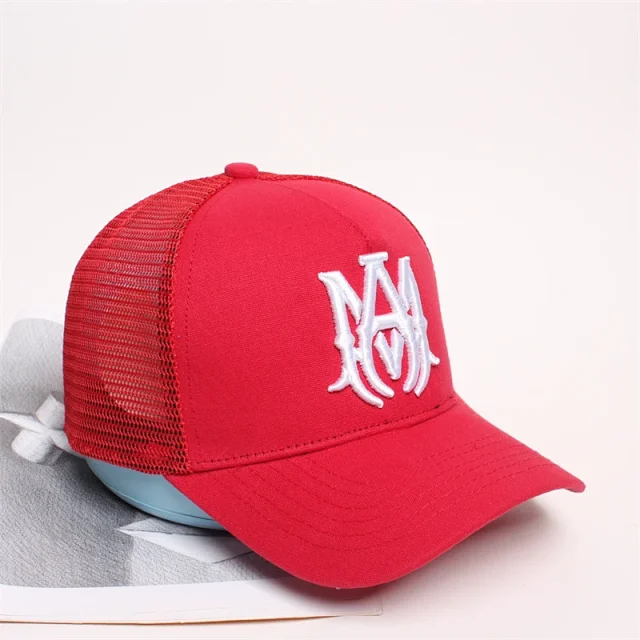 AMIRI Hats Mesh trucker cap with embroidered logo product detail image 30