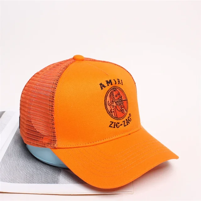 AMIRI Hats Mesh trucker cap with embroidered logo product detail image 50