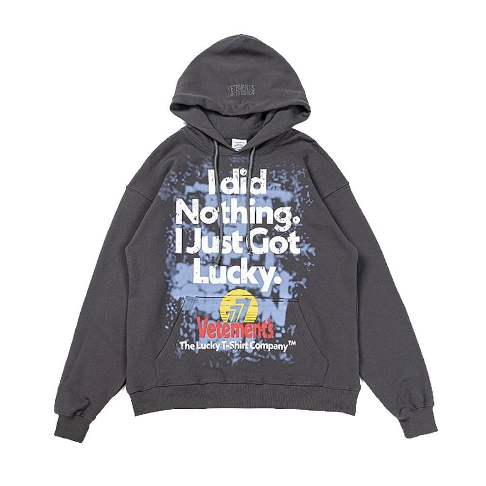 Vetements Hoodies & Sweatshirts Graphic pullover hoodie with kangaroo pocket image 3
