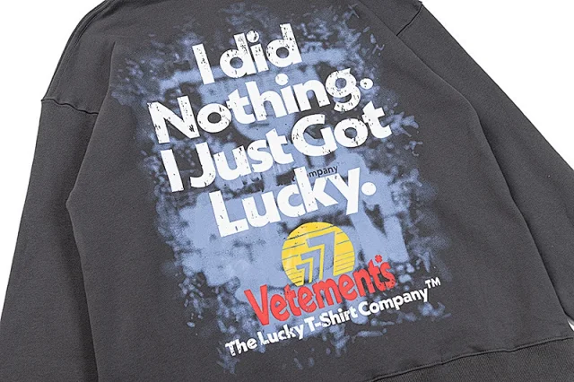 Vetements Hoodies & Sweatshirts Graphic Print Pullover Hoodie product detail image 34