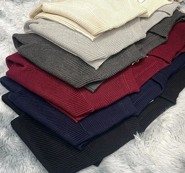 Maison Margiela Knitwear Ribbed Crewneck Knit Sweater product detail image 2
