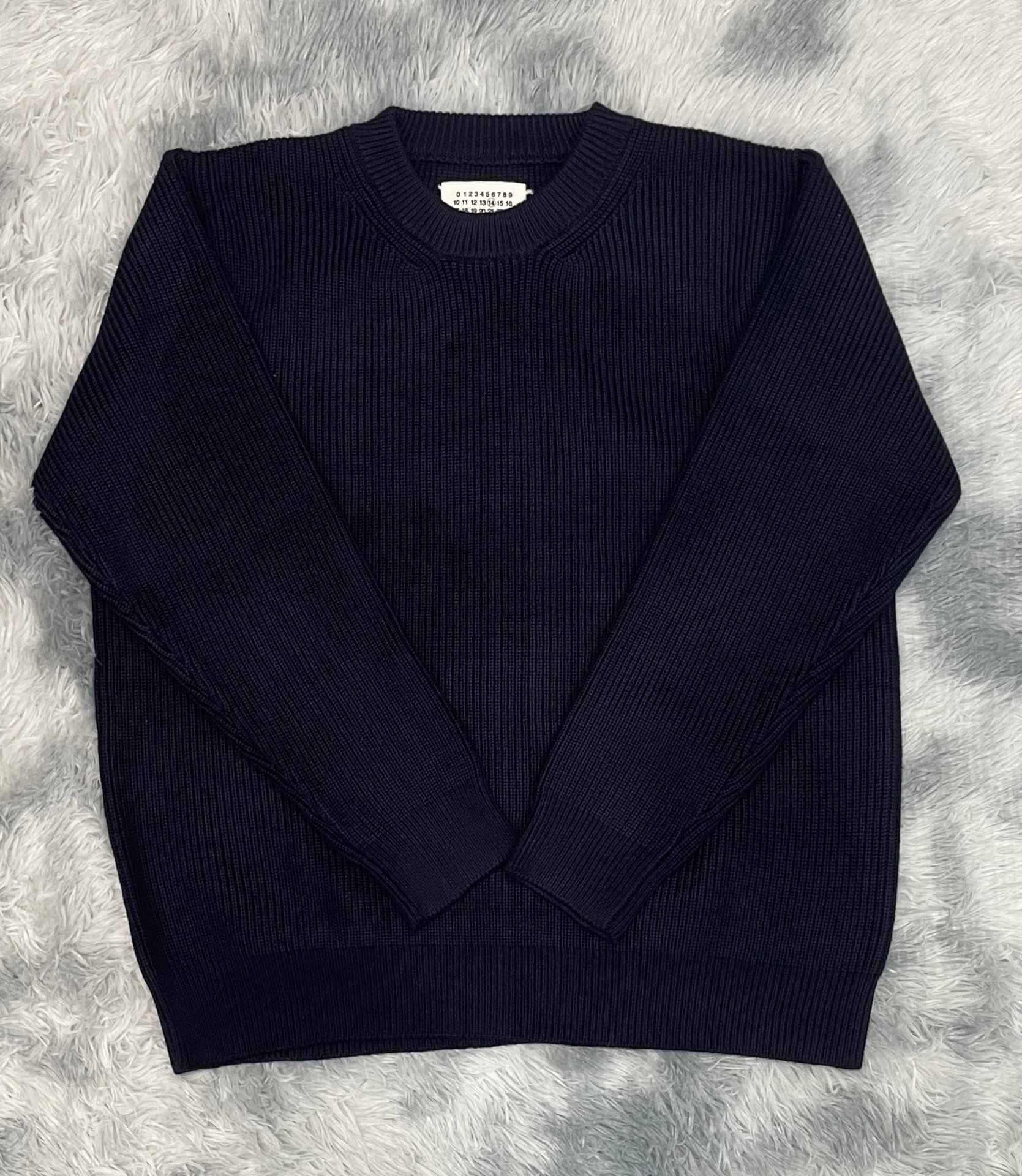 Maison Margiela Knitwear Ribbed Crewneck Knit Sweater product image