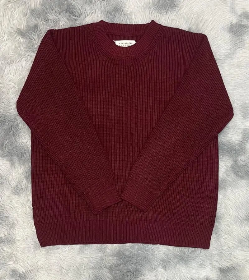 Maison Margiela Knitwear Ribbed Crewneck Knit Sweater product image