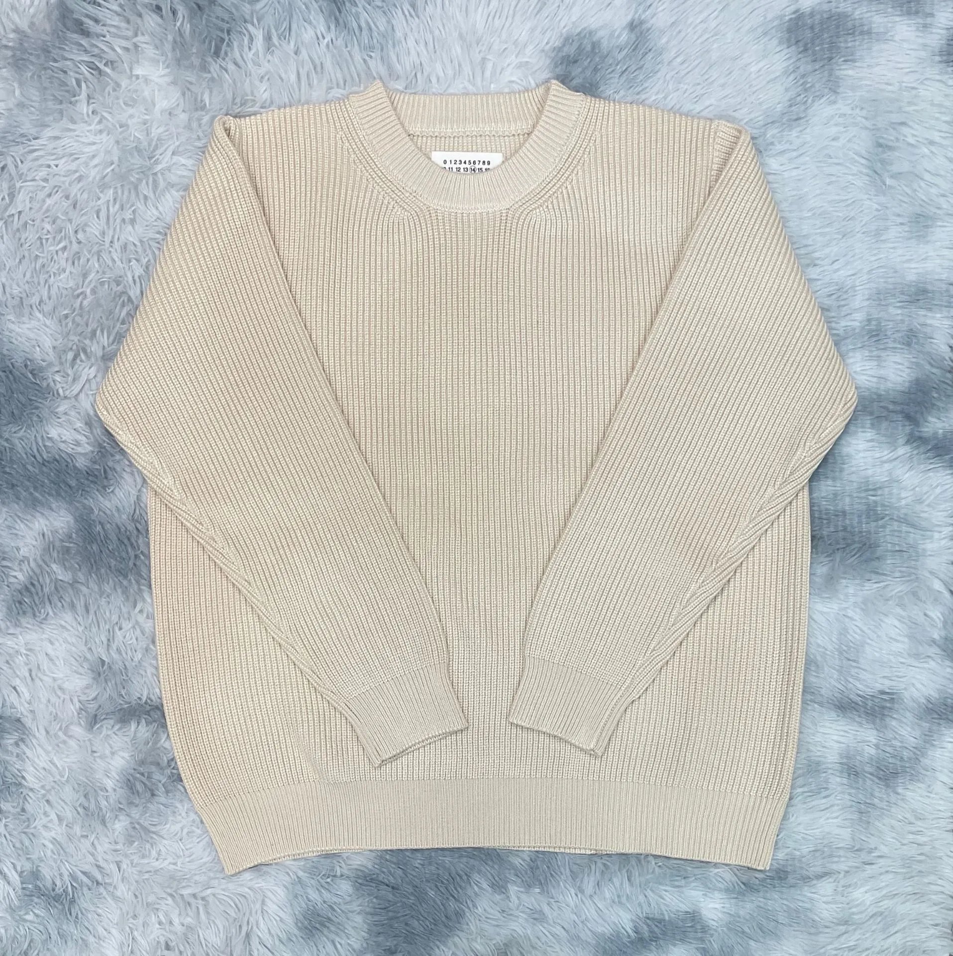 Maison Margiela Knitwear Ribbed Crewneck Knit Sweater product image