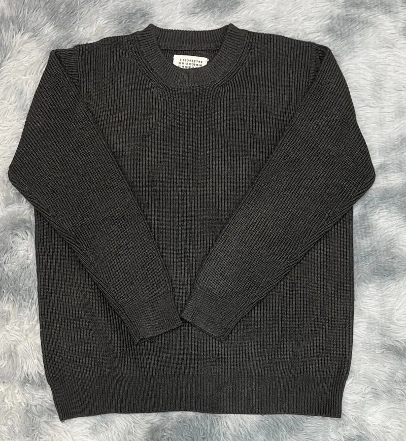 Maison Margiela Knitwear Ribbed Crewneck Knit Sweater product image