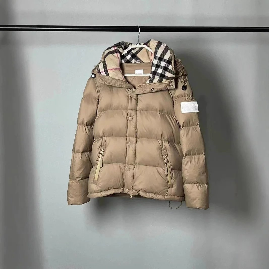 Burberry Detachable Sleeve Hooded Down Jacket Black - Kornelek