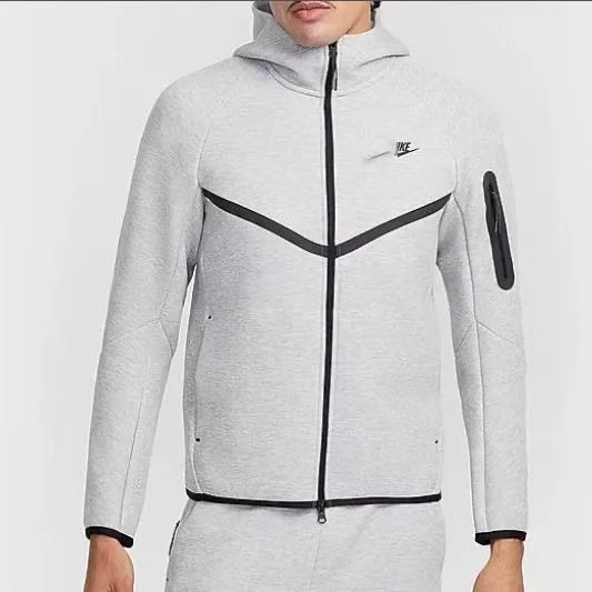 Nike Tech Fleece Full-Zip Hoodie Jacket Grey - Kornelek