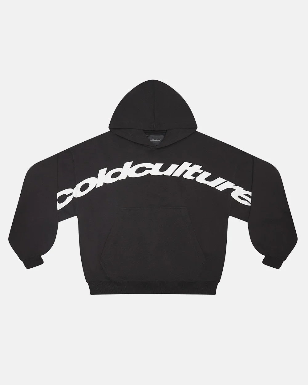 Cold Culture Hoodie Arched Logo Black - perszing
