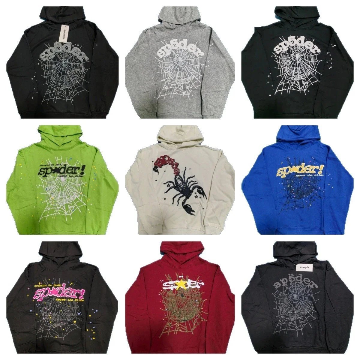 Sp5der Hoodie I Love Sp5der Black - Kornelek