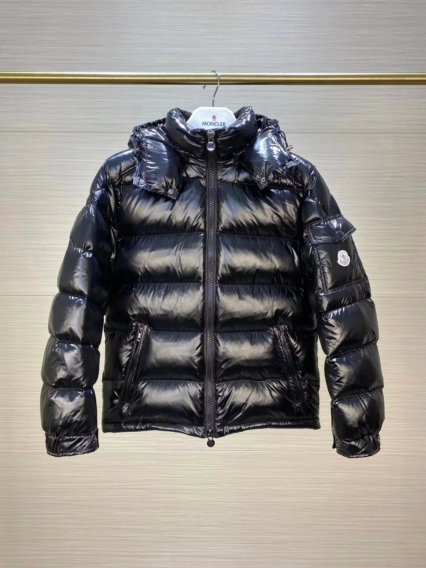 Moncler Maya Down Puffer Jacket Black - Kornelek