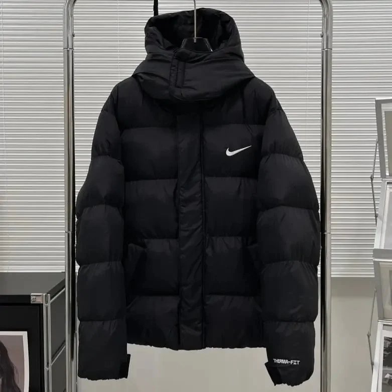 Nike Sportswear Therma-FIT Puffer Jacket Hooded Black - Ferzauli