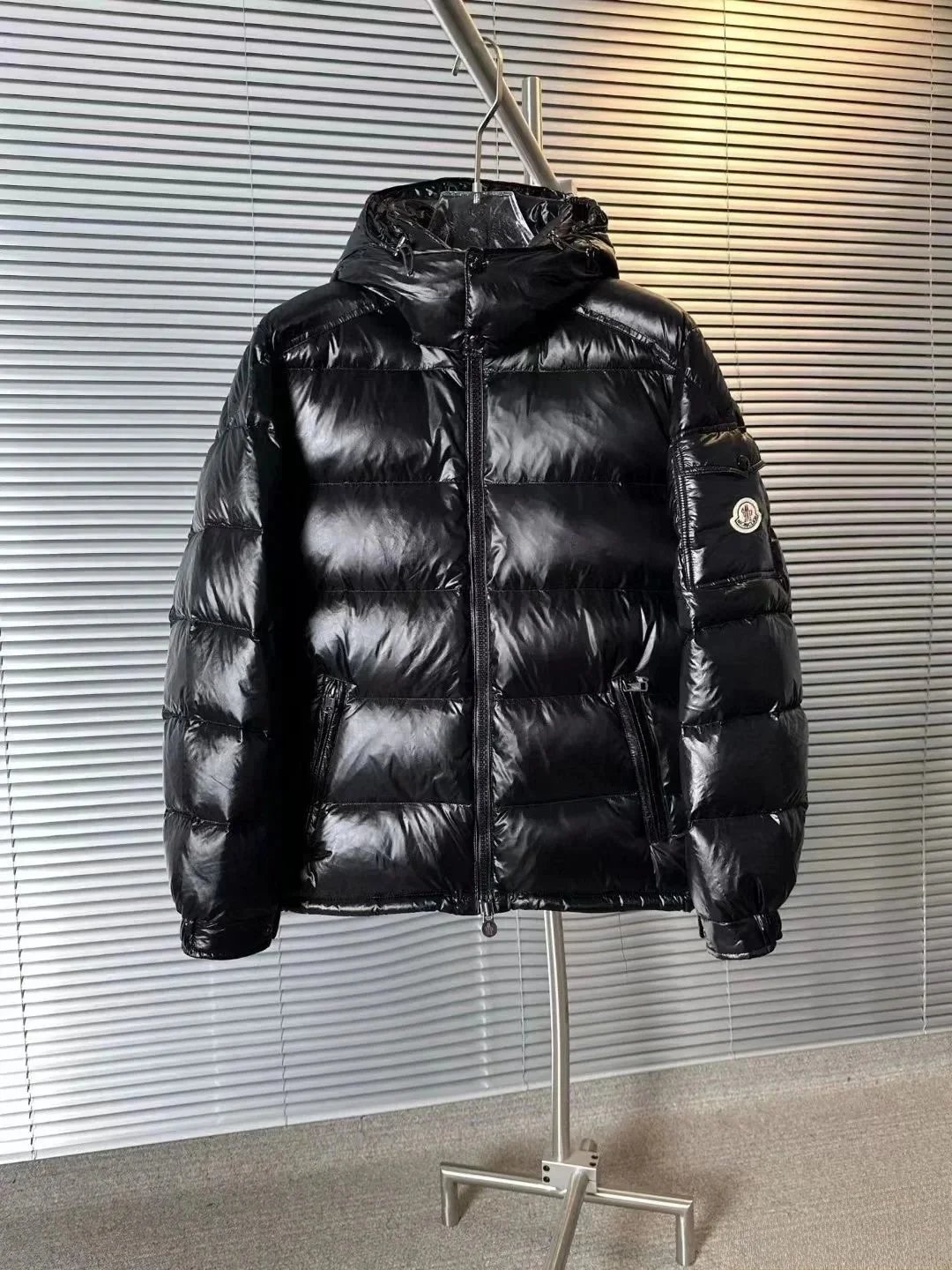 Moncler Maya Down Jacket Hooded Black - Kornelek