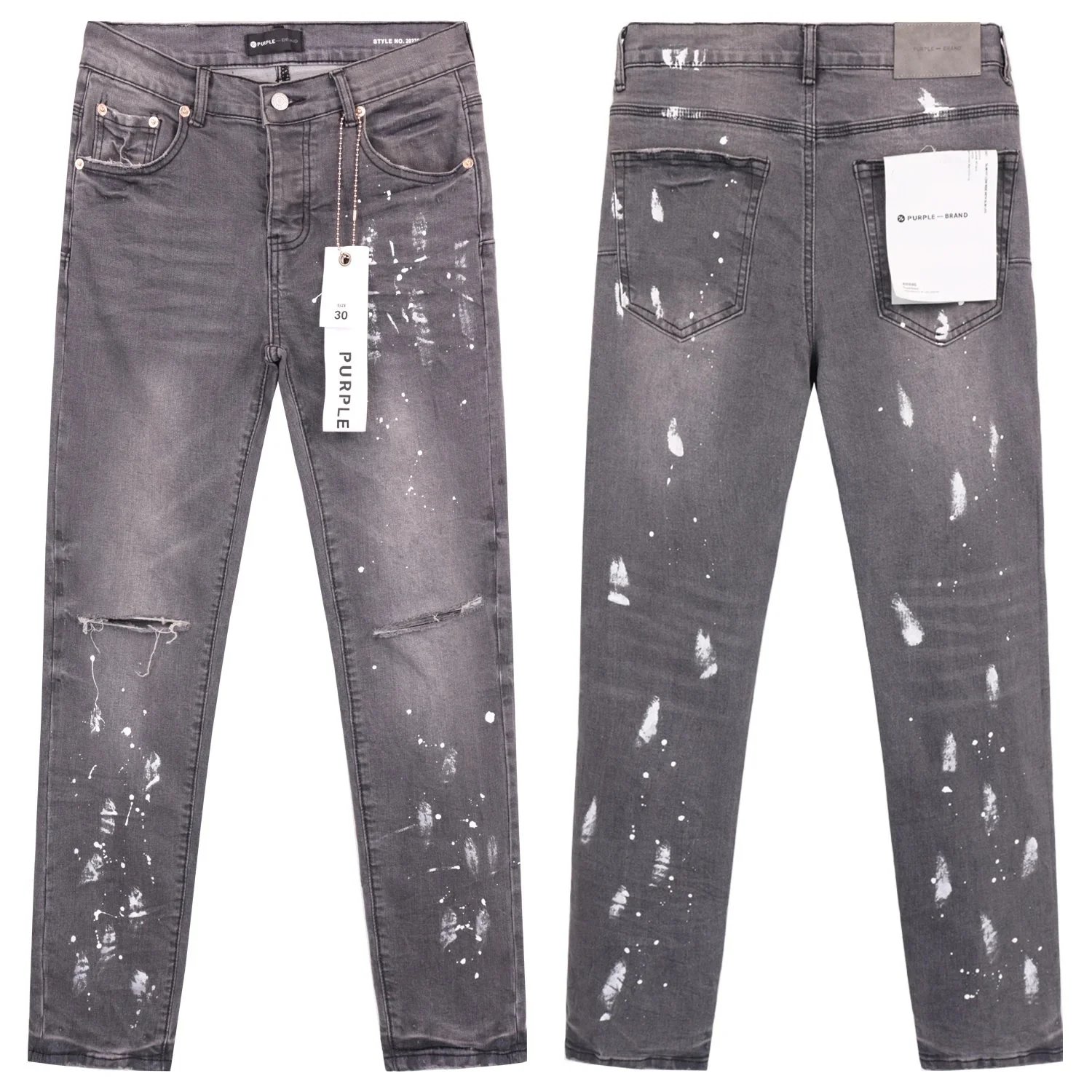 American High-Street Distressed Denim Jeans - CY