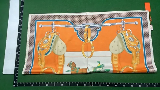 Christian Dior Scarves Oblique Monogram Square Scarf product detail image 11