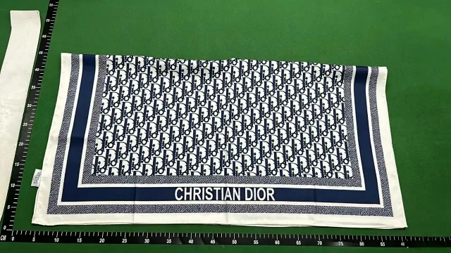 Christian Dior Scarves Oblique Monogram Square Scarf product detail image 7