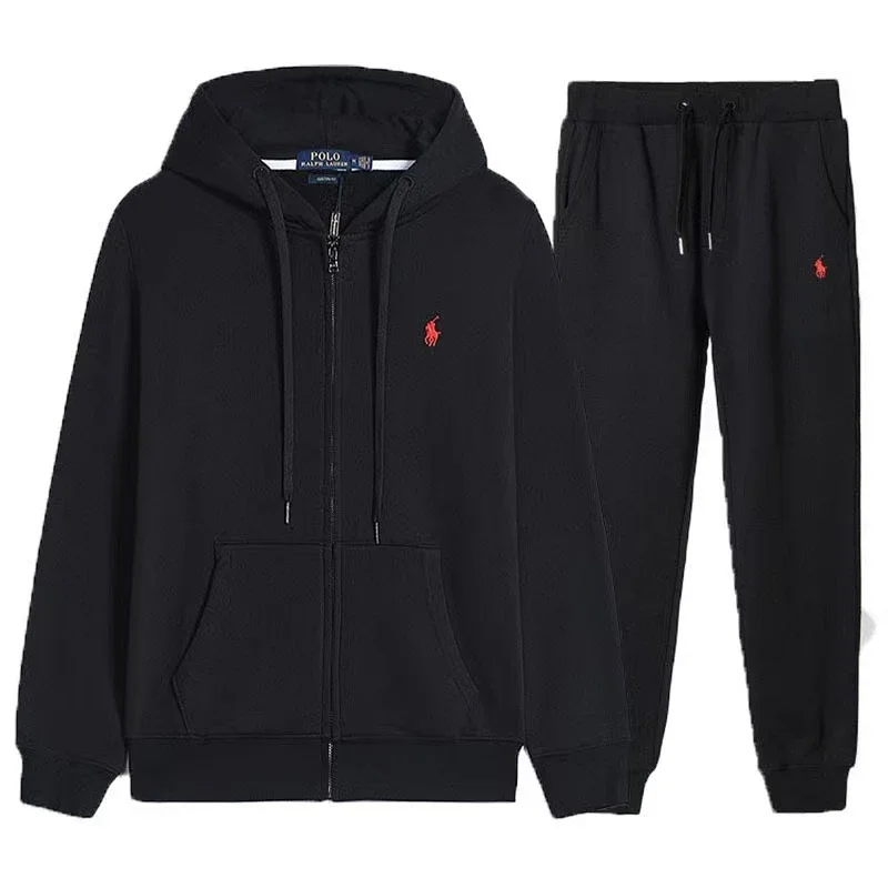 Hoodie Set Black-Red Label