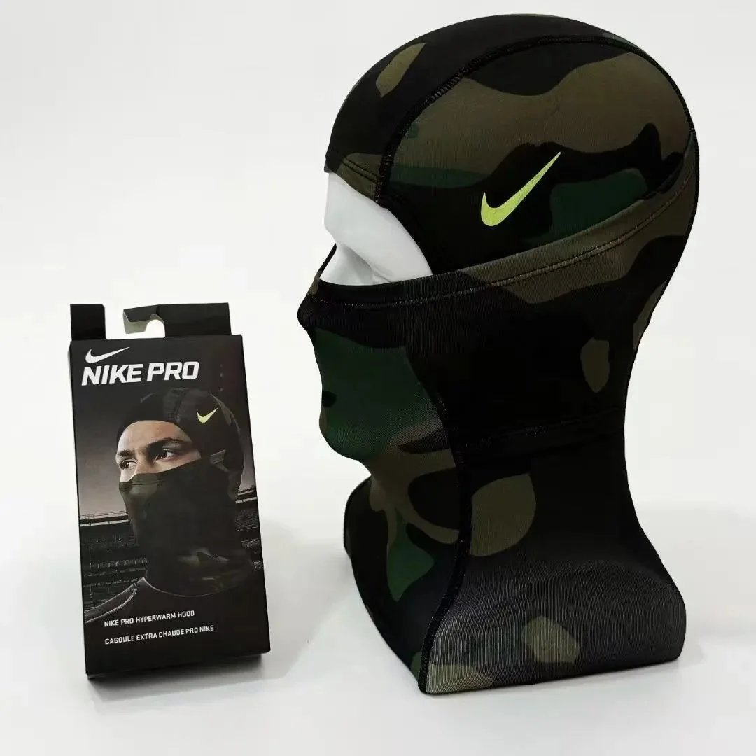 Nike Camo Fluorescent Green Logo