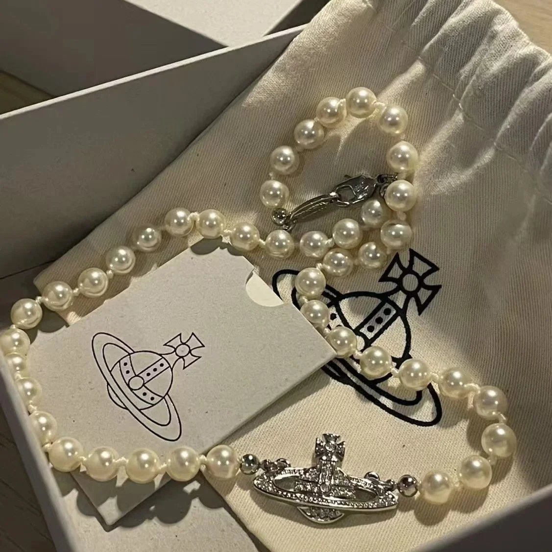 Vivian Silver Necklace