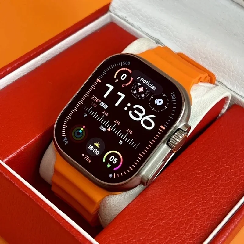 U2 (Black + Orange, strap note, default black)