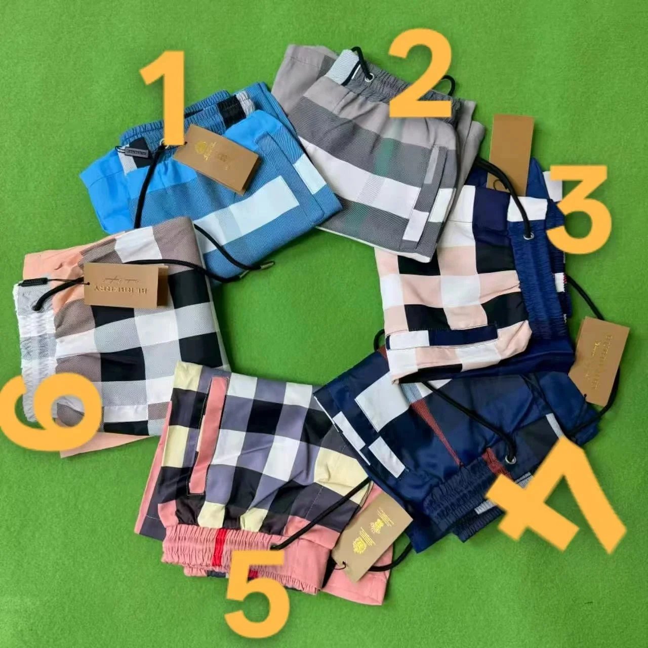 BU* Colorful Check (Specify Size; Random if Unspecified)