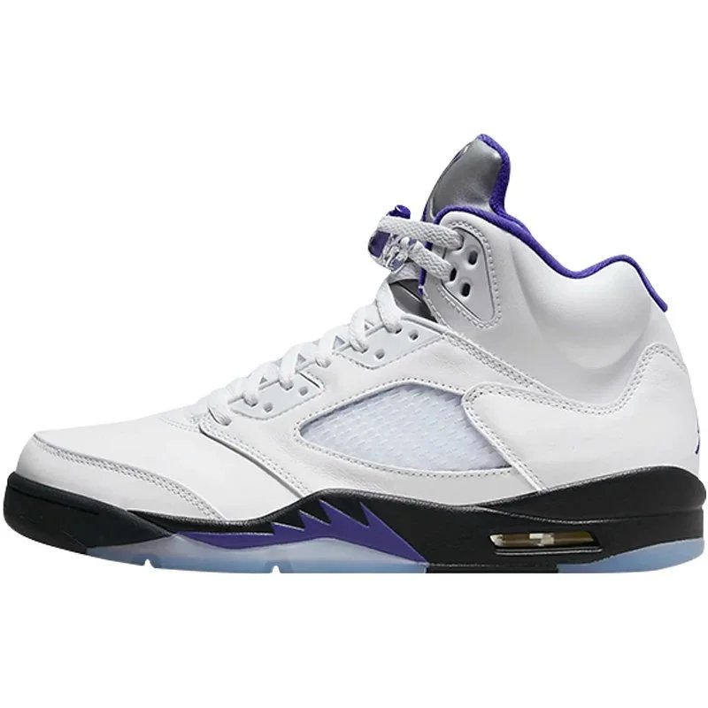AJ5 white purple