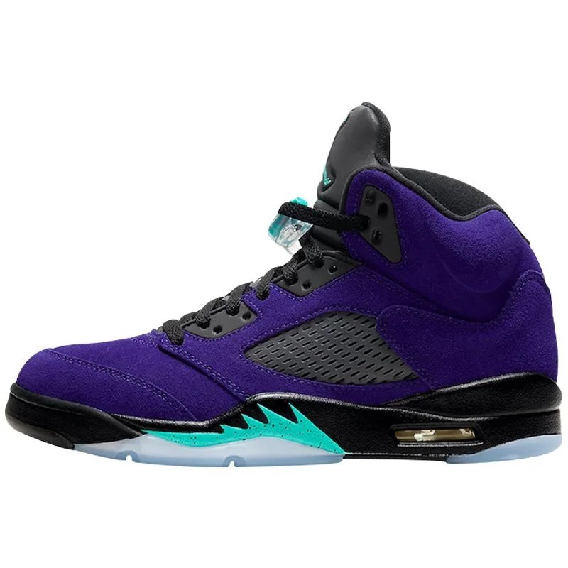 Jordan 5 Olive Shoes — AJ5 Black and Purple colorway — USFans Spreadsheet photo
