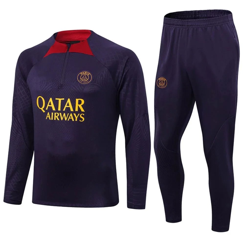 Football PSG Tracksuit — 2324 Paris purple steel plate colorway — USFans Spreadsheet photo