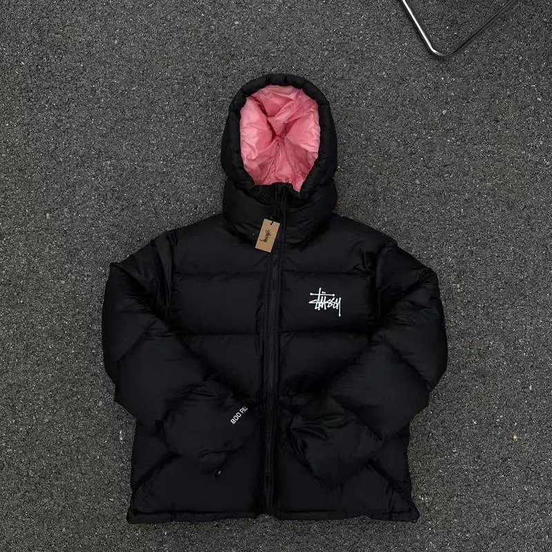 Stussy Puffer Jacket Black