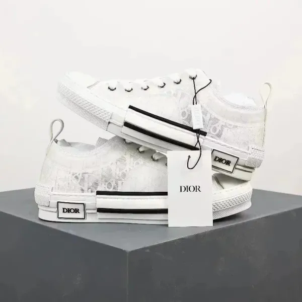 Dior B23 Lace White Sneakers - 1