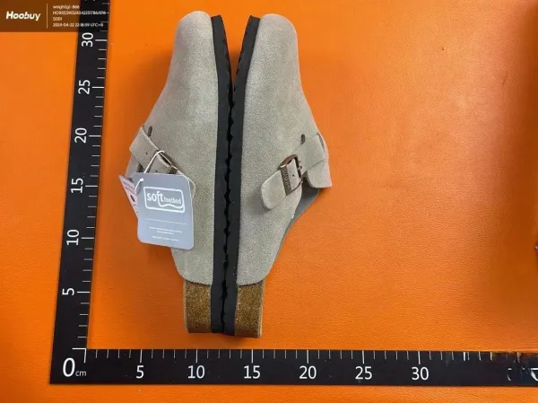 Birkenstock Arizona Green Leather Sandals - 4