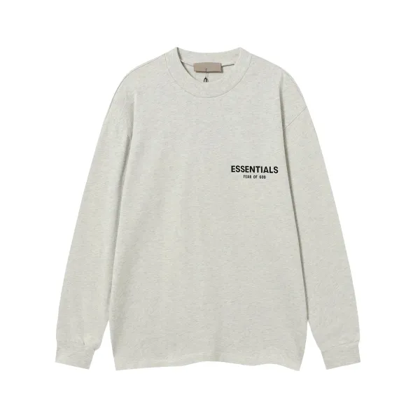 Fear of God Essentials Arch Logo Long-Sleeve Tee Gray - 3
