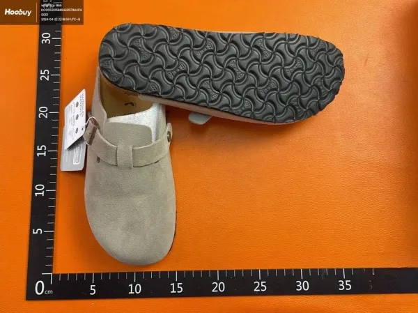 Birkenstock Arizona Green Leather Sandals - 3