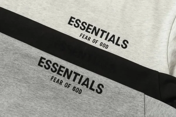 Fear of God Essentials Arch Logo Long-Sleeve Tee Gray - 6