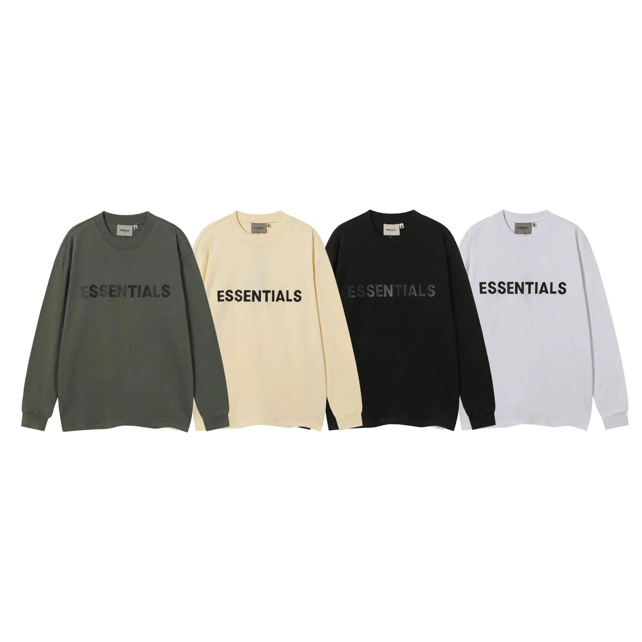 ESSENTIALS Logo Long Sleeve T-Shirt [4 Colors Available]