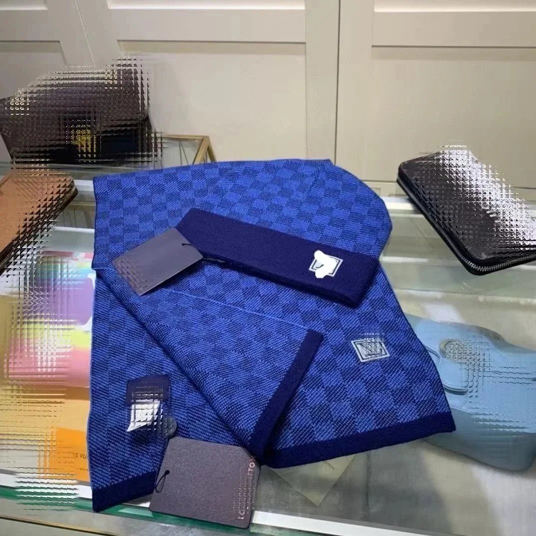 20-Blue Plaid Set