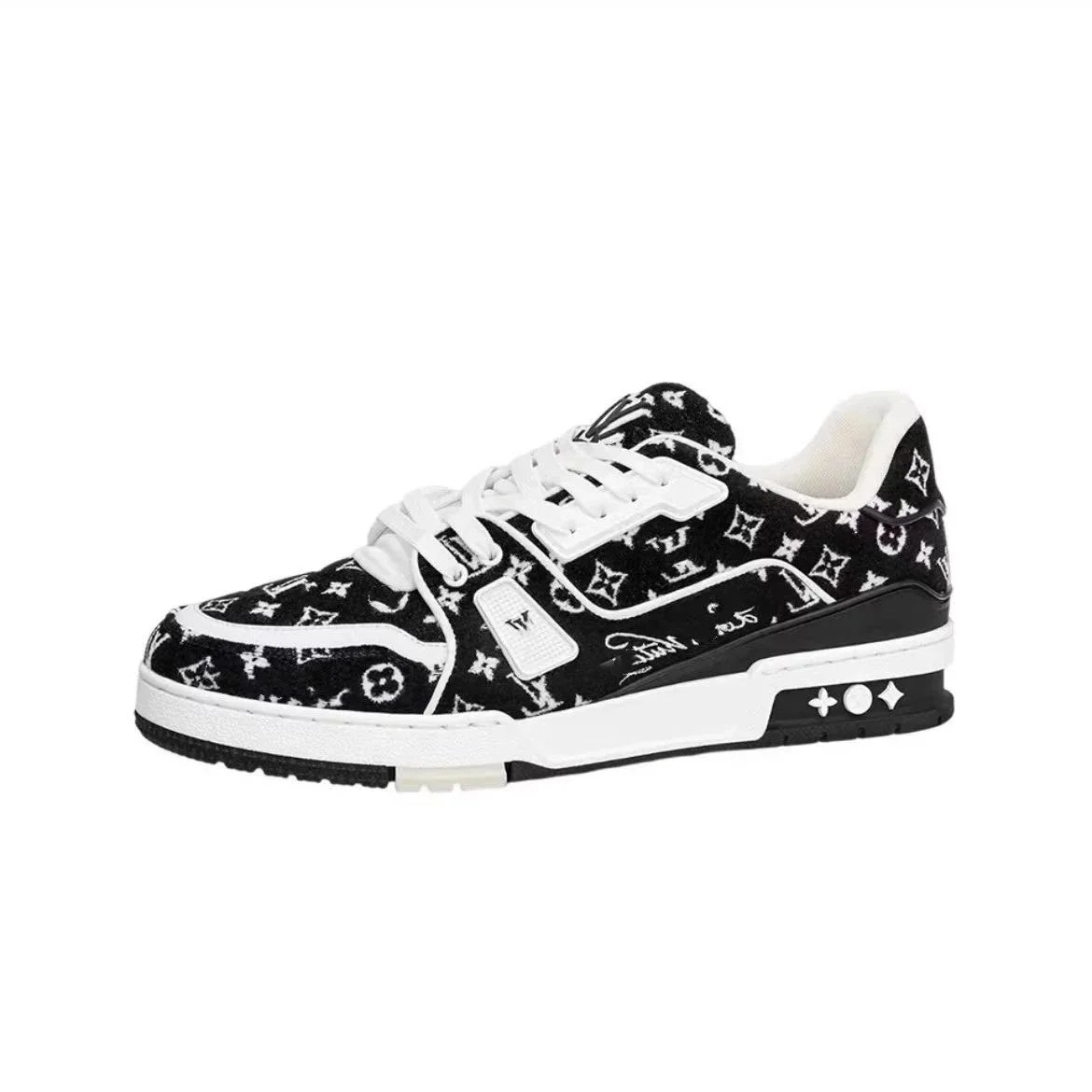 Black and white