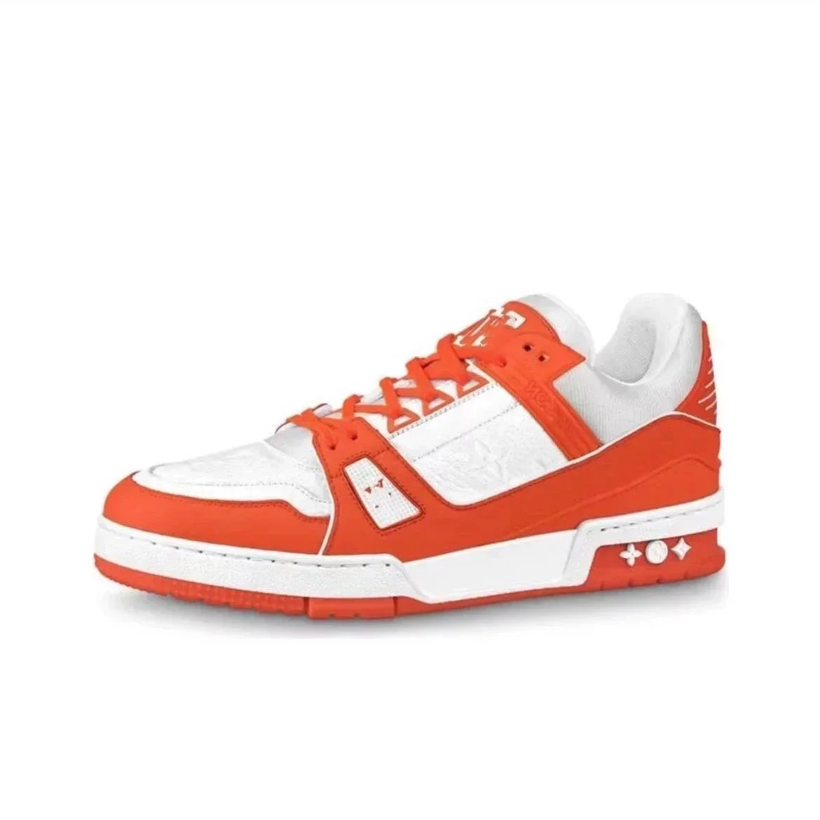 White and orange